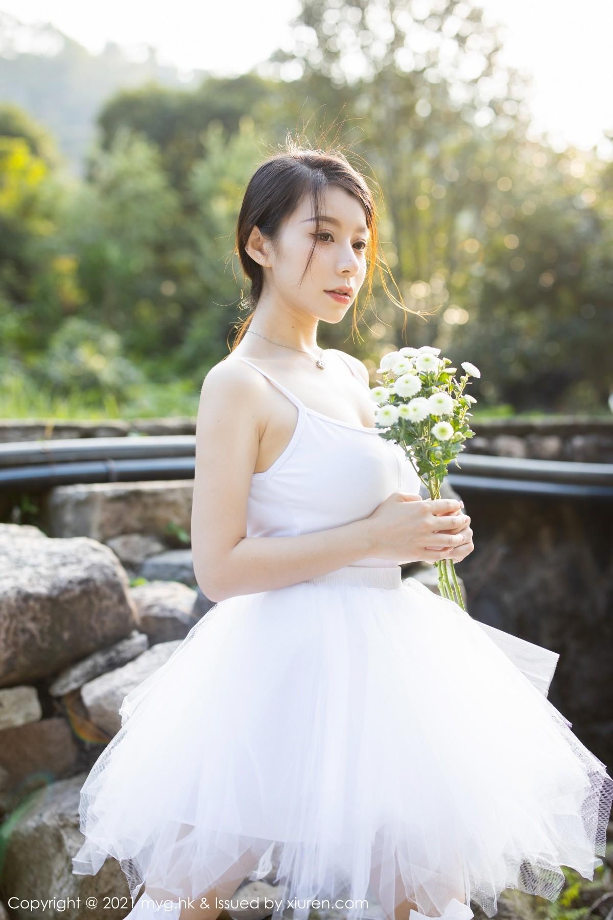vetiver嘉宝贝儿长三角旅拍户外洁白芭蕾服饰湿身绝美写真86P 2